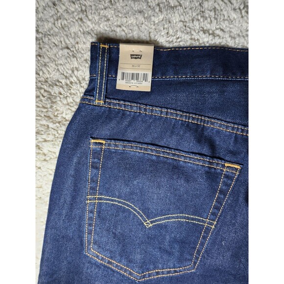 Levi’s 512 Slim Taper Fit Men’s Jeans 36x32 Dark Wash Denim Pants NWT - Picture 6 of 6